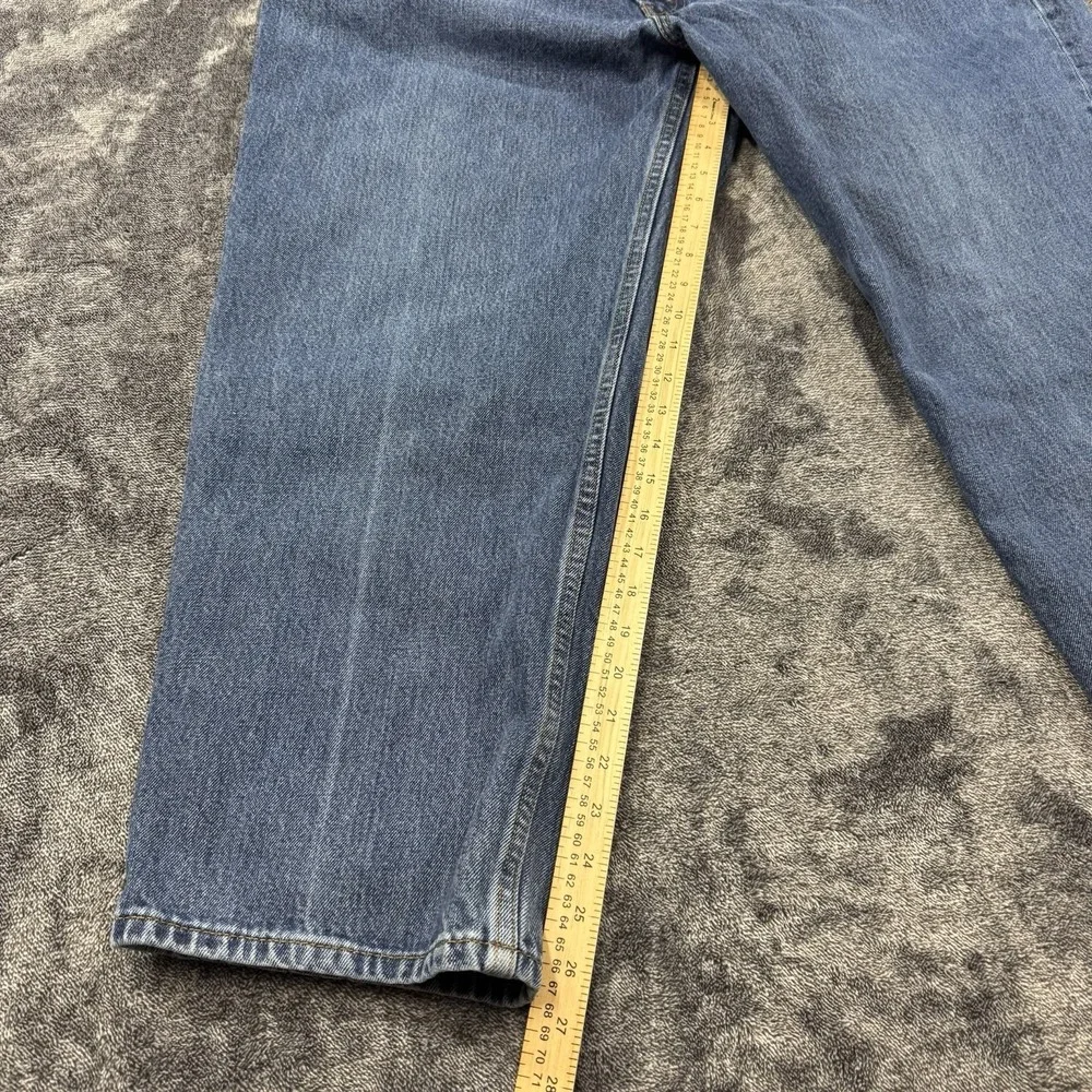 Levis 550 Jeans Mens 46x29 Blue Relaxed Fit Logo Casual Mexico